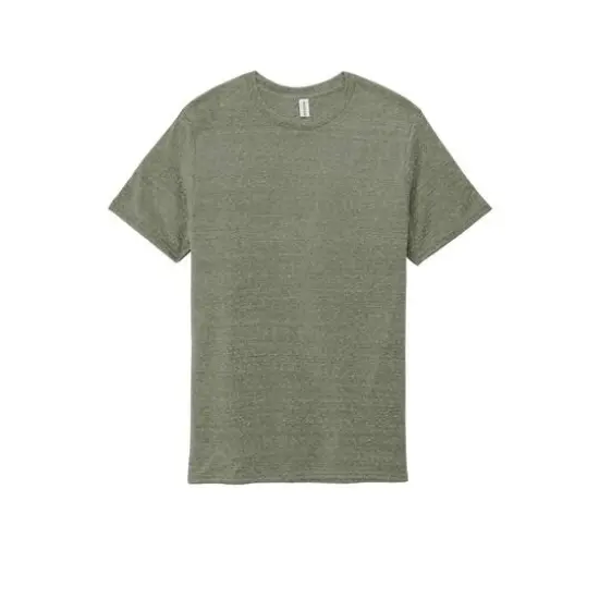 JERZEES&reg; Snow Heather Jersey T-Shirt Military Green {1}