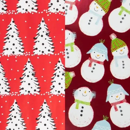 JAM Paper Holly Jolly Gift Wrap Set, 4ct. {3}