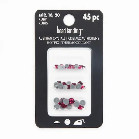 Hotfix Austrian Crystals Mix by Bead Landing&trade;, 45ct. Ruby {5}