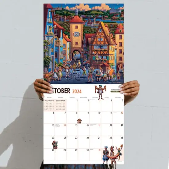 TF Publishing 2024 Around the World Wall Calendar {6}