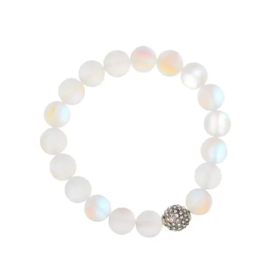 Signature Color Shop White Moonstone Bracelet By Bead Landing&trade; {1}