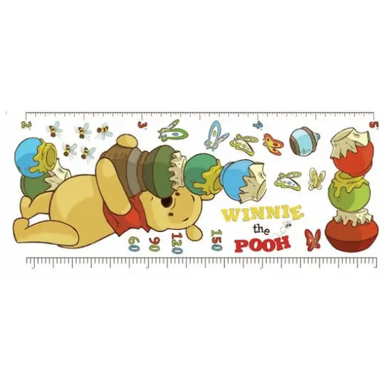 RoomMates Winnie the Pooh Peel & Stick Inches Growth Chart {5}