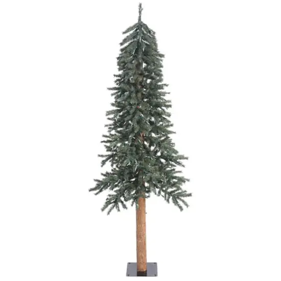 6ft. Unlit Natural Bark Alpine Artificial Christmas Tree {1}