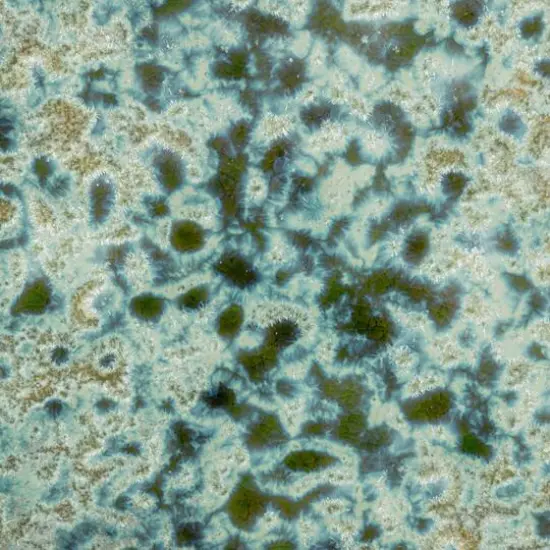 Hello Honey&reg; 14.75" Green Stoneware Platters with Reactive Crackle Glaze, 6ct. {8}