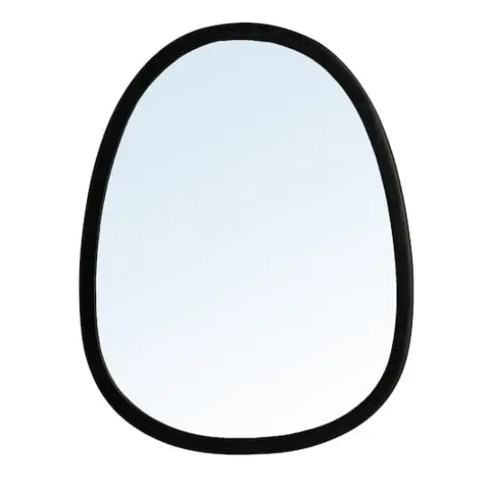 Hello Honey&reg; 11.25" x 14.75" Black Matte Elegance Wall Mirror {7}