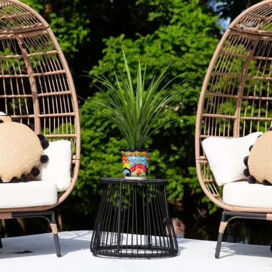 7" Handmade Mexican Talavera Ceramic Planter {9}