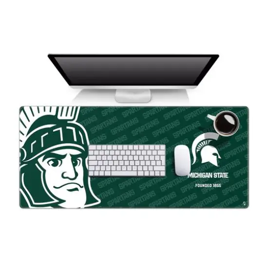College Football Logo Series Desk Pad Michigan State Spartans {1}