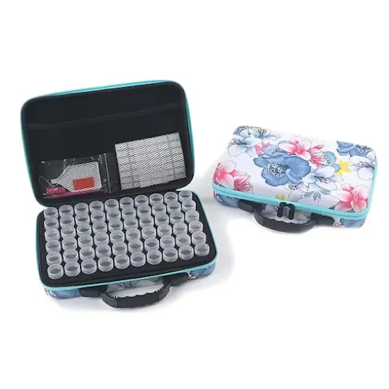 Sparkly Selections Floral Diamond Art Painting Storage Case {1}