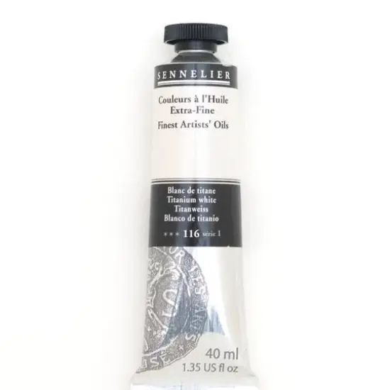 Sennelier Artists' Oil Color, 40mL 116 Titanium White S1 {1}