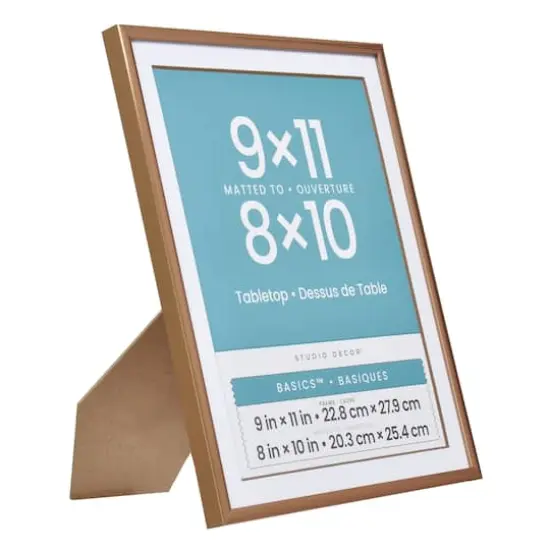 Basics&trade; Tabletop Frame with Mat by Studio D&eacute;cor&reg; Copper {3}