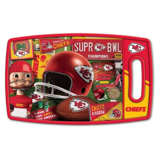 NFL Retro Series Cutting BoardKansas City Chiefs {1}