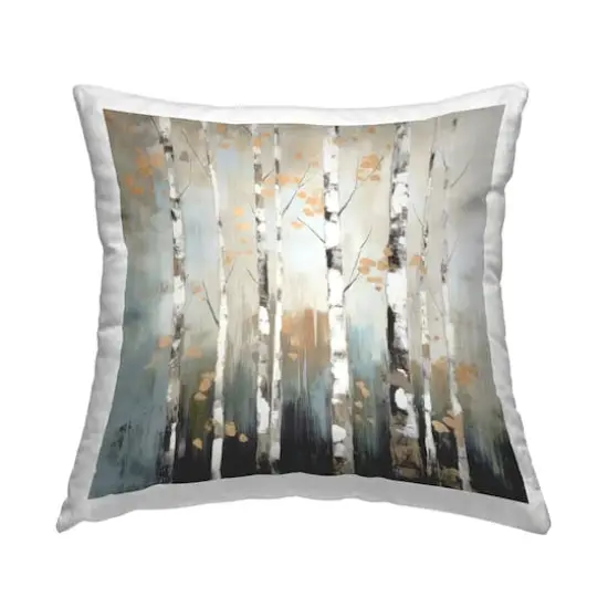 Stupell Industries Autumn Birch Impressions Decorative Printed Throw Pillow {1}