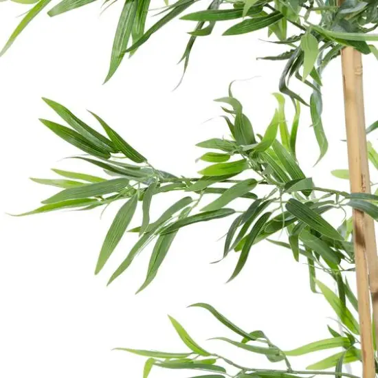 Artificial Bamboo Plants Indoor, 77", Green {6}