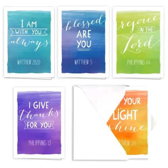 Hortense B. Hewitt Co. Watercolor Encouragement Cards {1}
