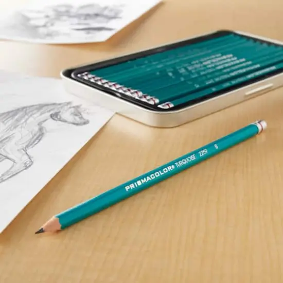 Prismacolor&reg; Premier&reg; Turquoise Soft Graphite Pencil Set {3}