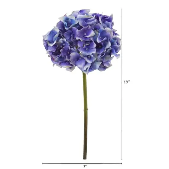 19" Hydrangea Stem, 6ct. Light Purple {3}