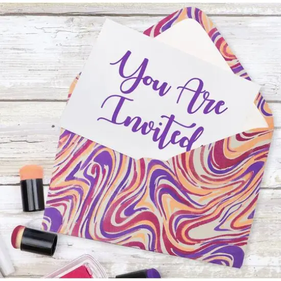 PA Essentials 6'' x 6'' Marbling Layer Pack Stencil Set, 3ct. {4}