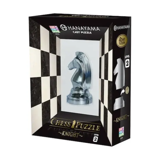 Hanayama Level 2 Cast Chess Puzzle - Knight {3}