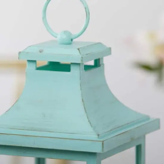 Kate Aspen&reg; Blue Hampton LED Vintage Decorative Lantern {5}