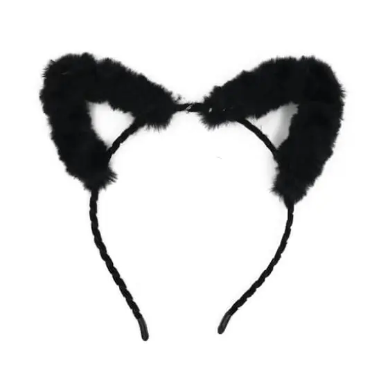 Black Light Up Cat Ear Headband by Celebrate It&trade; {1}
