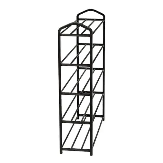 Honey Can Do Black 5-Tier Metal Shoe Rack {5}