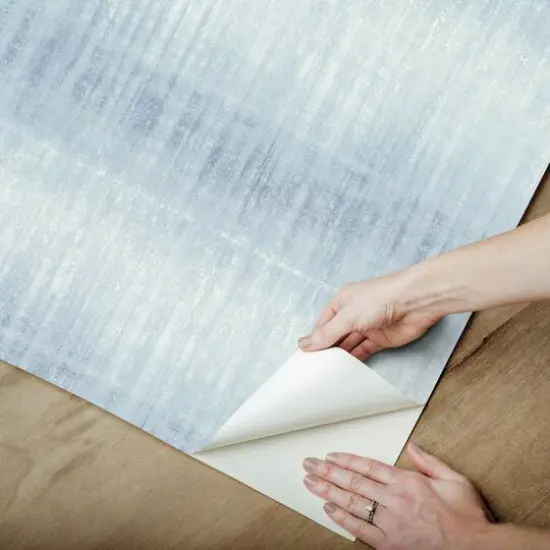 InHome Sanctuary Blue Peel & Stick Wallpaper {8}