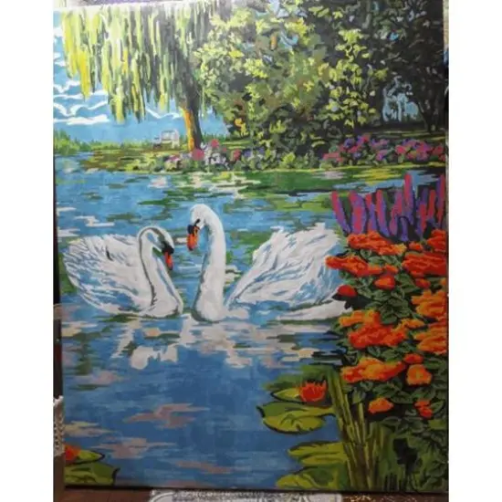 Crafting Spark White Swans Painting by Numbers Kit {3}
