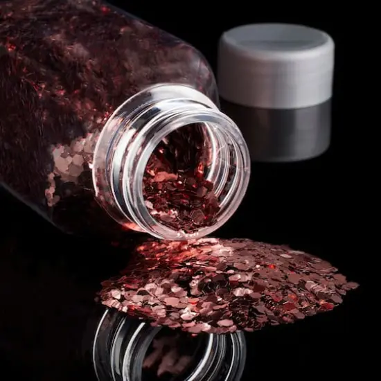 Glitzy Mix Specialty Polyester Glitter by Recollections™Rose Gold {3}