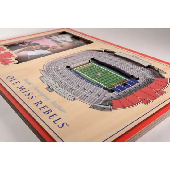 College Football 3D StadiumViews Picture Frame Mississippi Rebels {5}