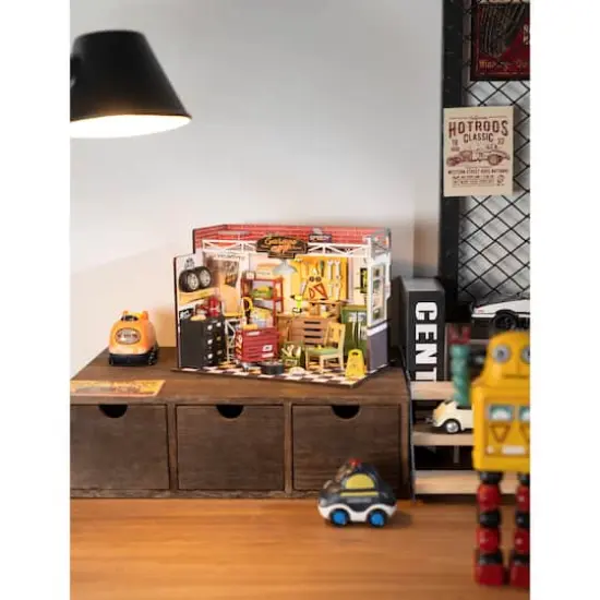 Rolife Garage Workship DIY Miniature House Kit {11}