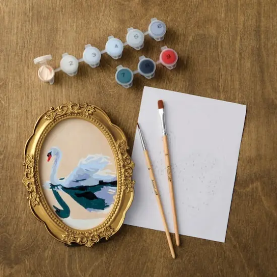 Swan Paint-by-Number Framed Mini Kit by Artist's Loft&reg; {1}