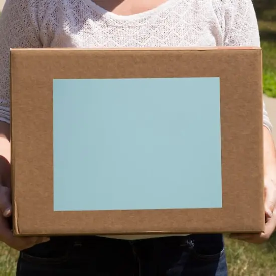 JAM Paper Shipping Labels, 8.5" x 11" Baby Blue {7}