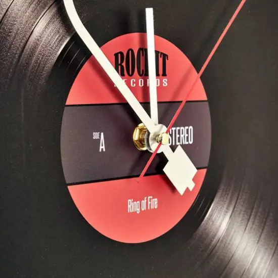 American Art Decor Framed Vinyl 15.75" x 15.75" Wall Clock  {6}