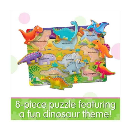 My First Lift & Learn Puzzle - Dinosaur: 8 Pcs {5}