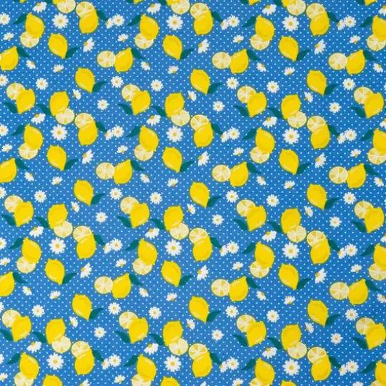 SINGER Lemon Floral Cotton Fabric Bundle {4}