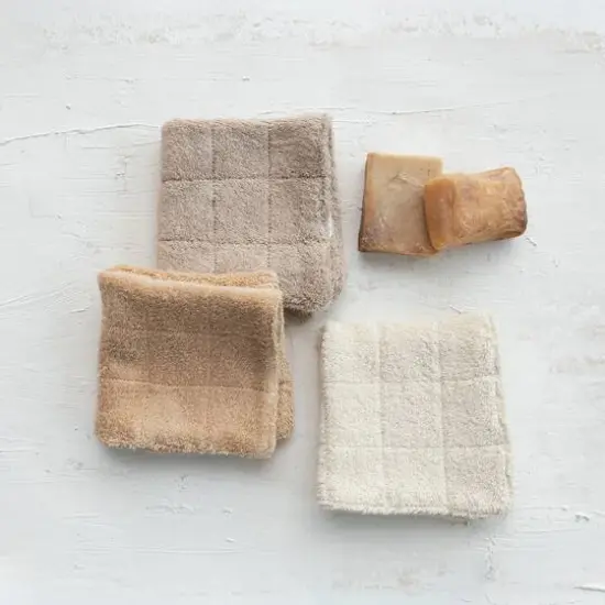 Hello Honey&reg; Multicolor Quilted Cotton Terry Towels with Loops Set {3}