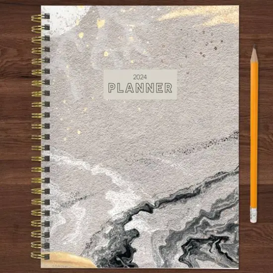 TF Publishing 2024 Stone & Marble Medium Weekly Monthly Planner {7}