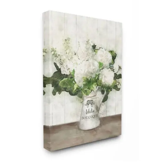 Stupell Industries White Florals in Antique Milk Pitcher Wall Accent {1}