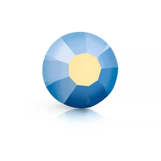 Preciosa MAXIMA SS16 Aurora Borealis Flatback Czech Crystals, 144ct. Un foiled Deep Sea AB {4}