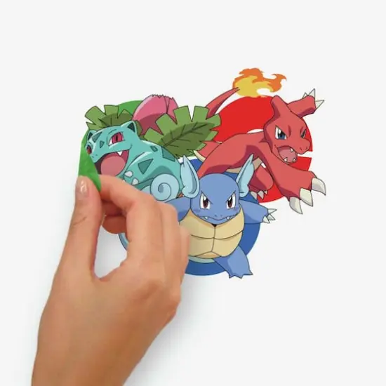 RoomMates Pokemon Favorite Character Peel & Stick Wall Decals {5}