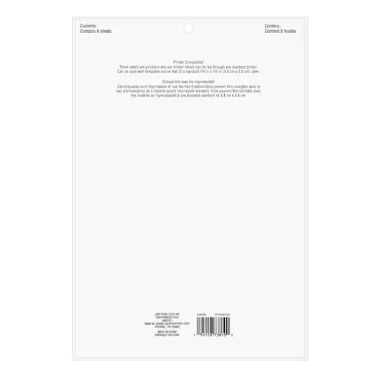 Silver Border Round Label Stickers by Recollections&trade; {5}