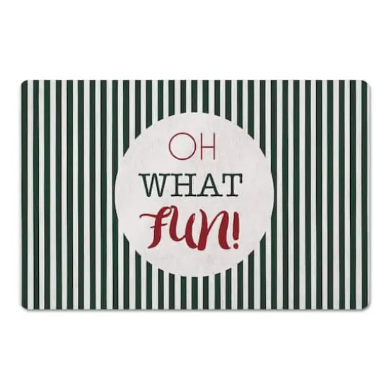 Oh What Fun 27x18 Floor Mat {1}