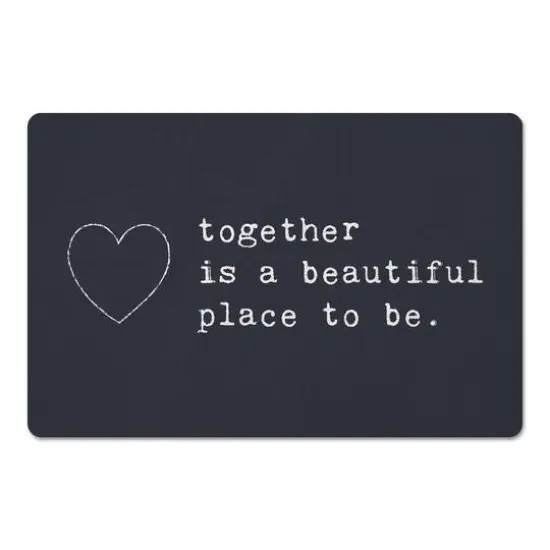 18" x 27" Together Favorite Place to Be Floor Mat {1}