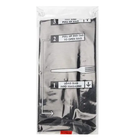 Mind Reader Black Plastic Fork Dispenser Refills, 100ct. {5}