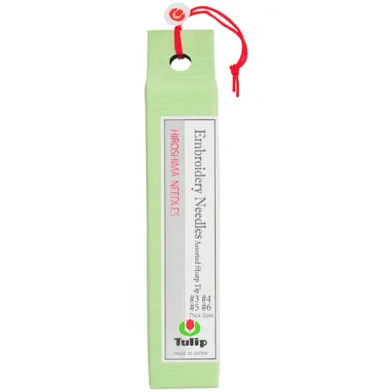 Tulip&reg; Thick Sharp Tip Embroidery Needles, 8ct. {1}