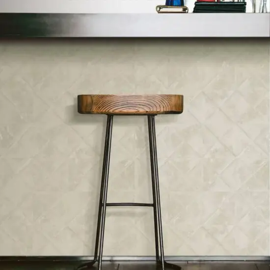 RoomMates Reclaimed Tin Diamond Peel & Stick Wallpaper Taupe {4}