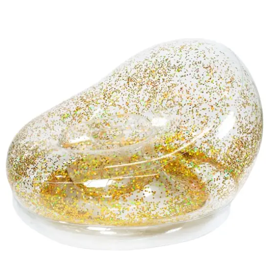 AirCandy Gold Glitter Inflatable Chair {1}
