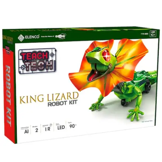 Elenco&reg; Teach Tech&trade; King Lizard Robot Kit {1}