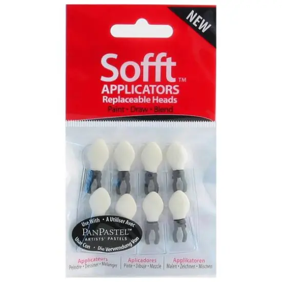 Colorfin Sofft&trade; Applicator Replaceable Heads, 8ct. {1}