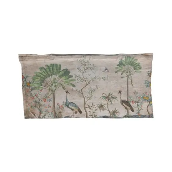 Hello Honey&reg; Multicolor Landscape & Birds Linen Printed Wall Hanging {1}